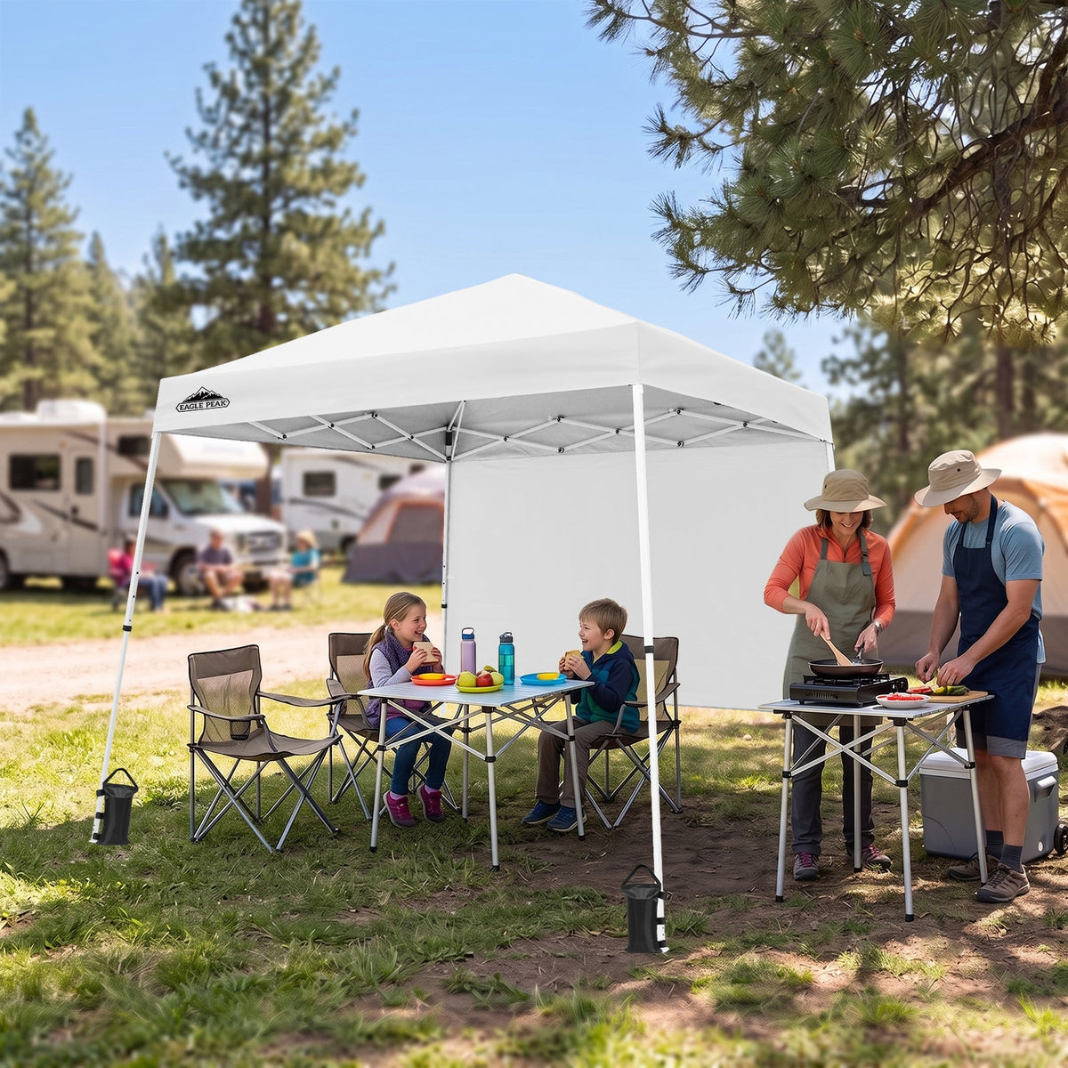 10x10 Pop Up Canopy Tent, Compact Canopy - Eagle Peak®