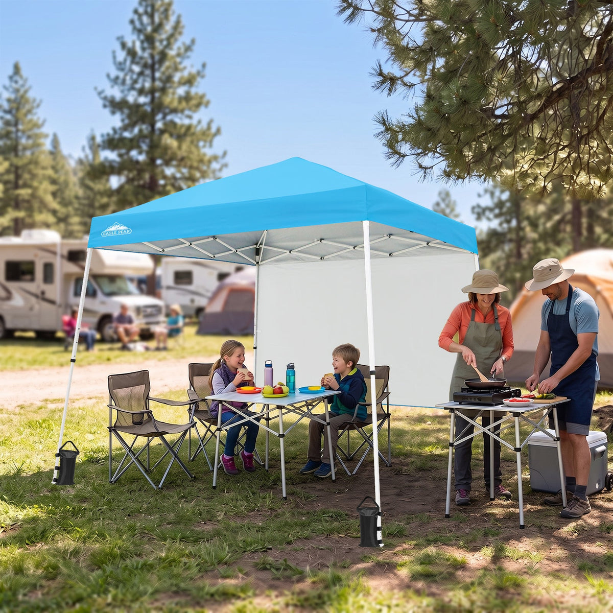 10x10 Pop Up Canopy Tent, Compact Canopy - Eagle Peak®