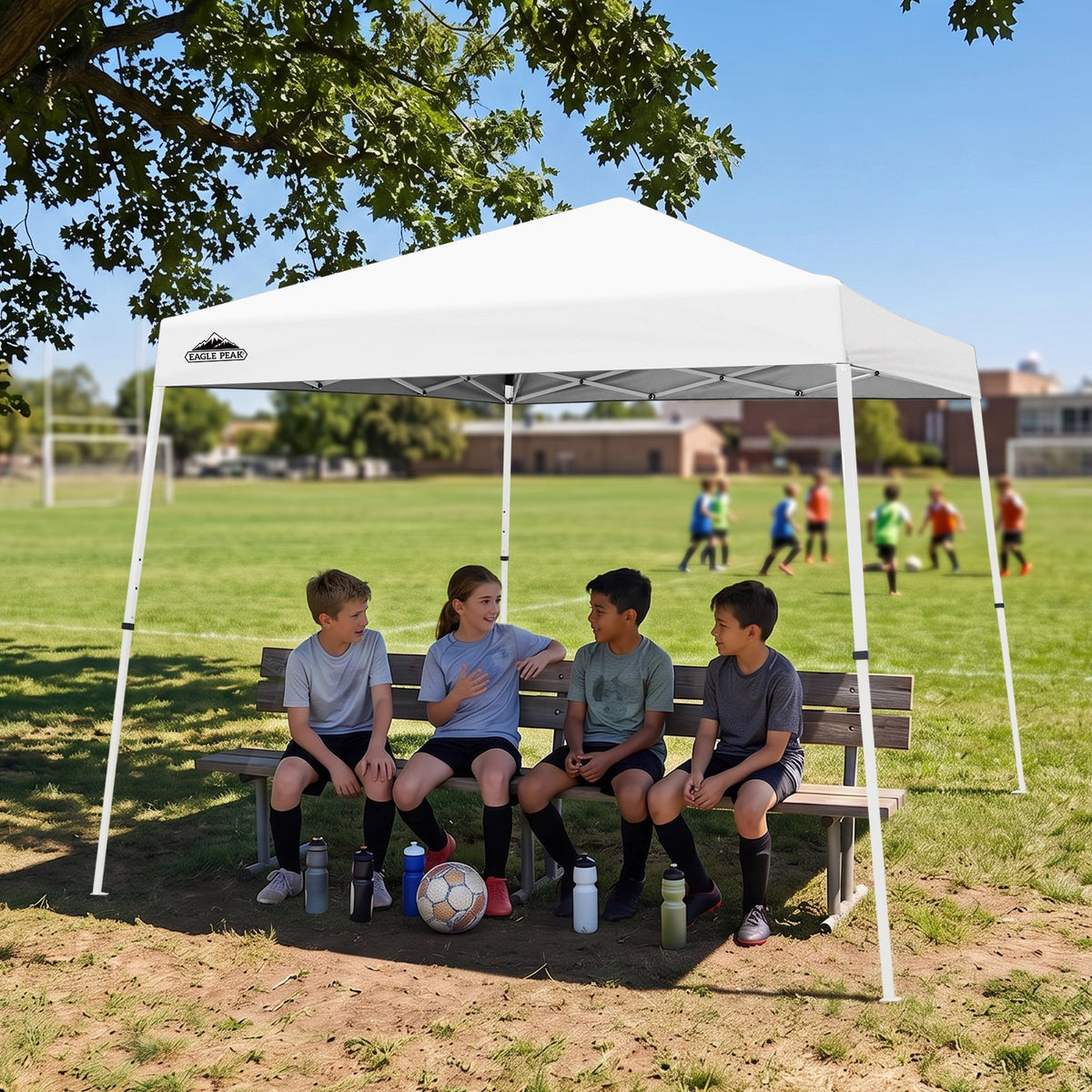10x10 Slant Leg Pop Up Canopy Tent - Eagle Peak®