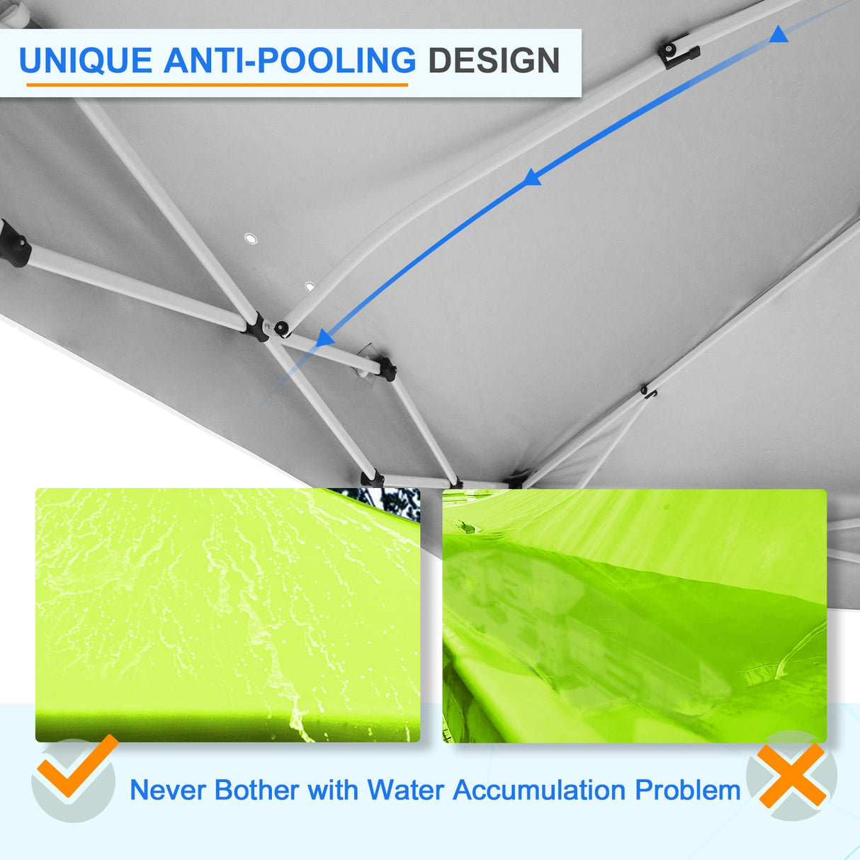 12x12 ft Pop Up Canopy Tent - Eagle Peak Custom Canopy Tent