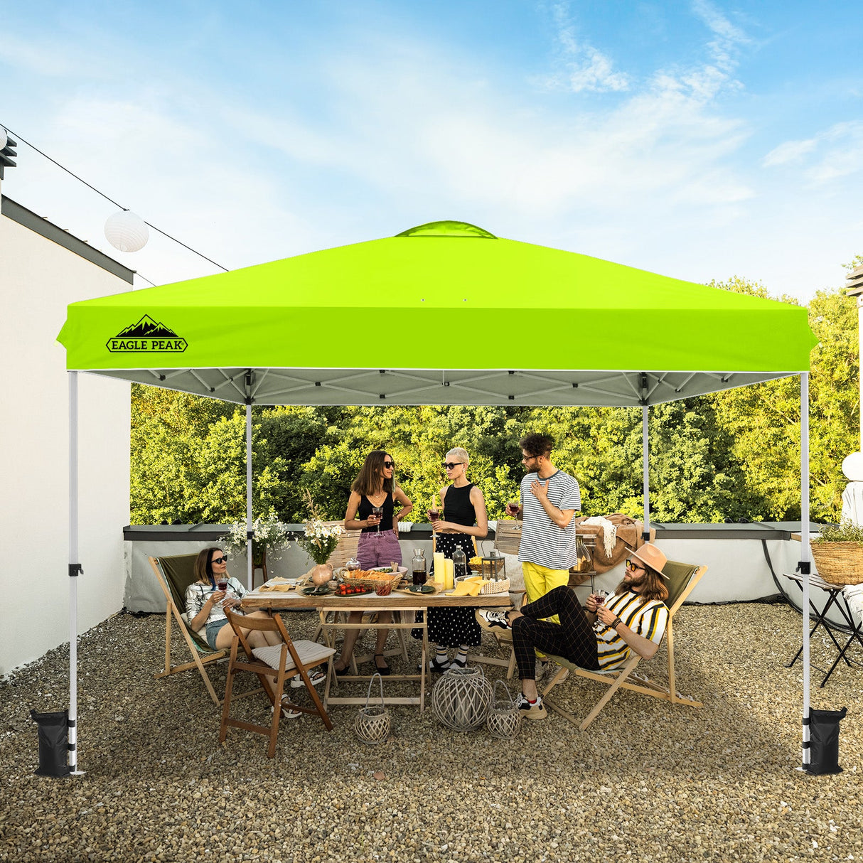 12x12 ft Pop Up Canopy Tent - Eagle Peak Custom Canopy Tent