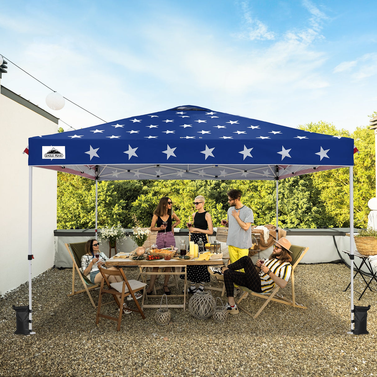 12x12 ft Pop Up Canopy Tent - Eagle Peak Custom Canopy Tent