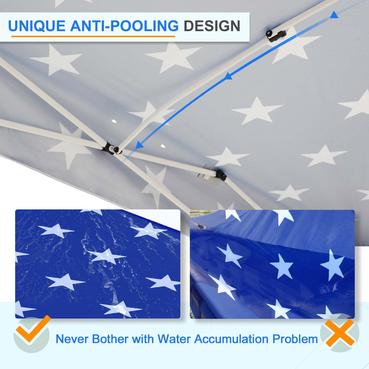 12x12 ft Pop Up Canopy Tent - Eagle Peak Custom Canopy Tent