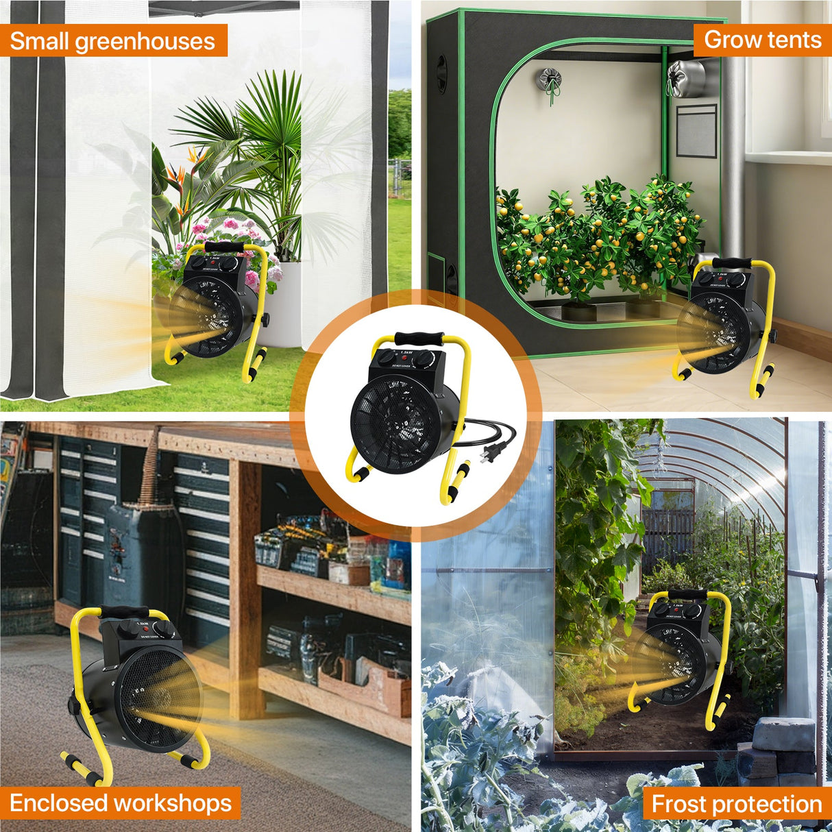 1500W Greenhouse Heater - Eagle Peak Custom Canopy Tent