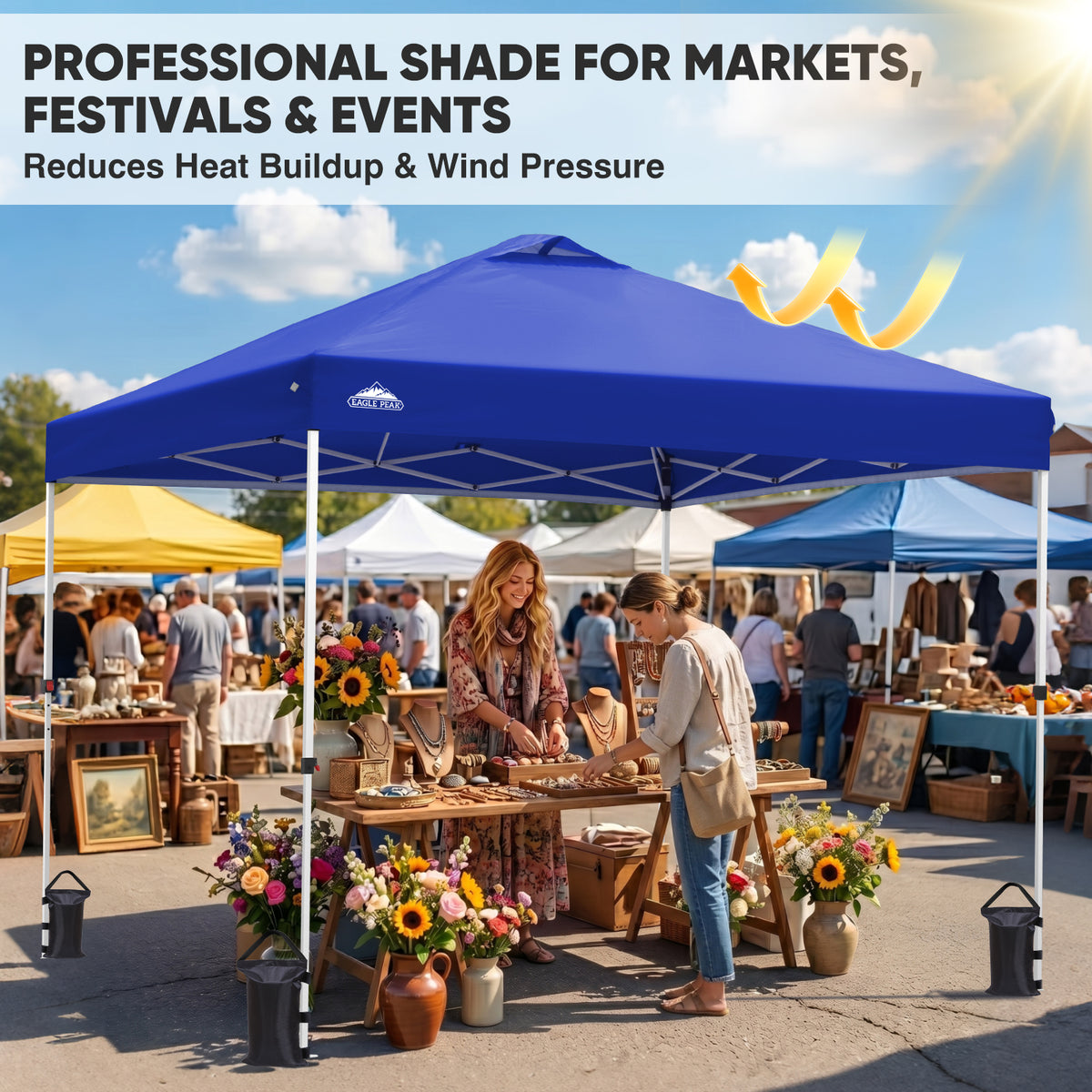 Heavy Duty 10x10 Pop Up Canopy Tent