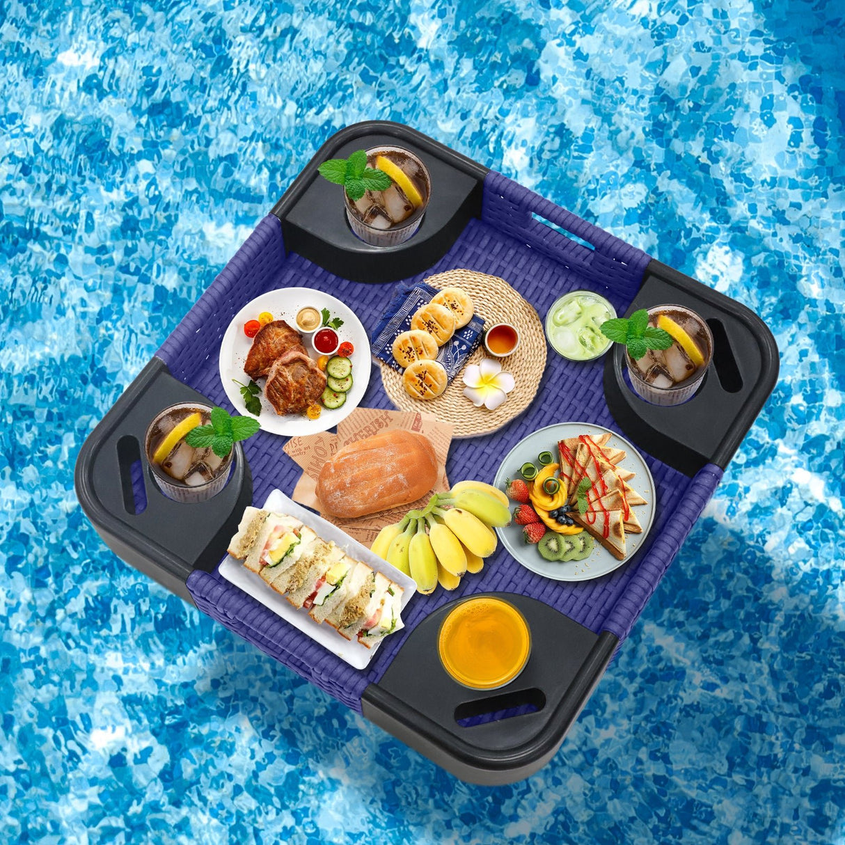 24”x24” Square/35”x24” Rectangular Floating Tray for Pool and Hot Tub - Eagle Peak Custom Canopy Tent