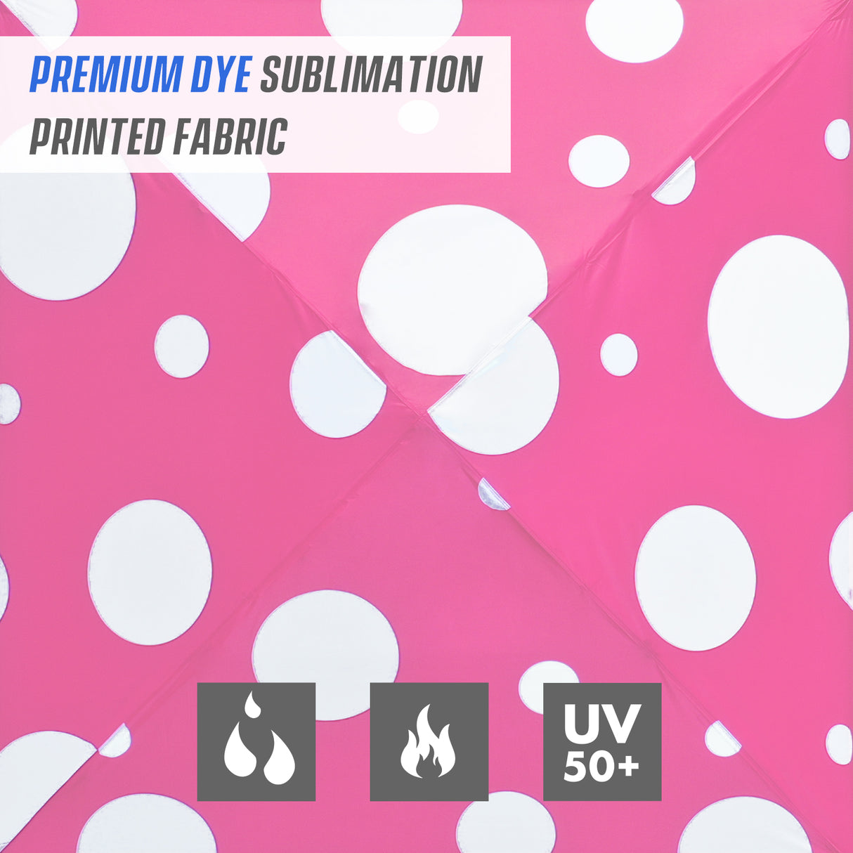 8x8 Backpack Pop Up Canopy Tent w/ Sidewall 8x8 Base 6x6 Top, Unique Printing Fabric