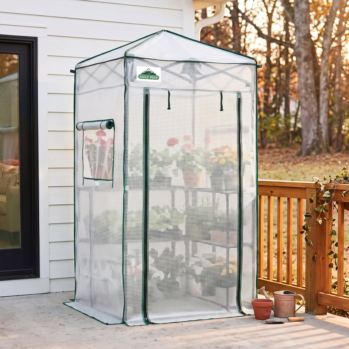 3x3 Easy Setup Small Pop Up Greenhouse - Eagle Peak®
