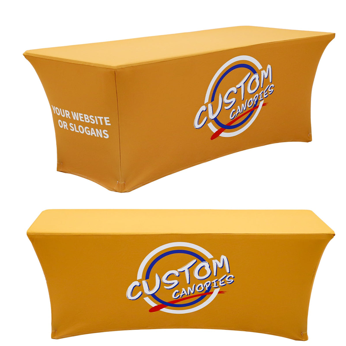4/6/8ft Fitted Table Cloth Cover with Your Business Logo and Design - Eagle Peak®