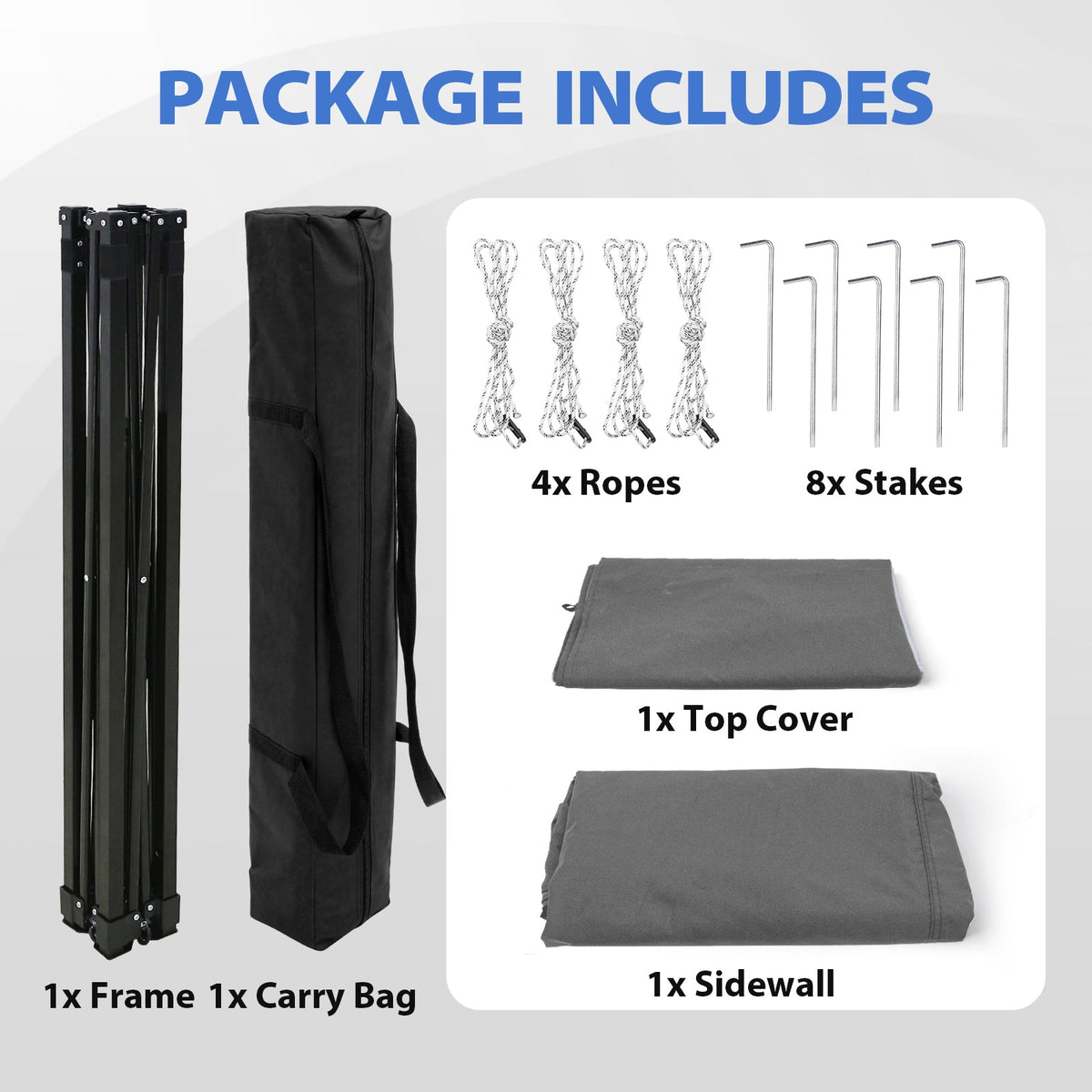4x4 Pop Up Changing Tent, Flat Top Changing Room - Eagle Peak®