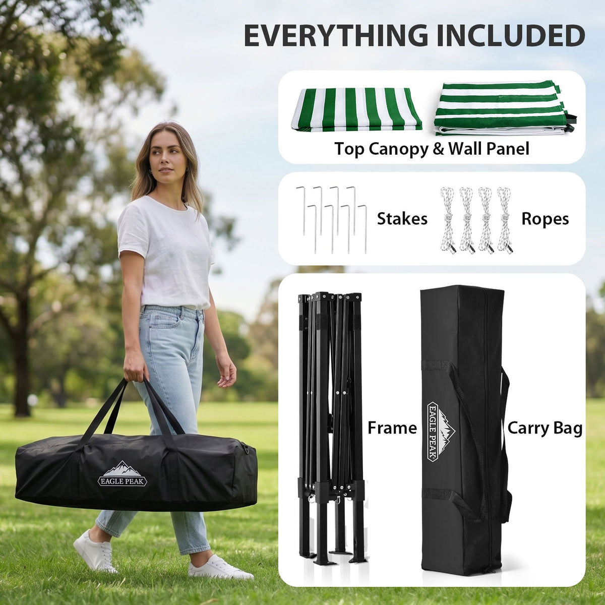 4x4 Pop Up Changing Tent, Portable Changing Room - Eagle Peak®
