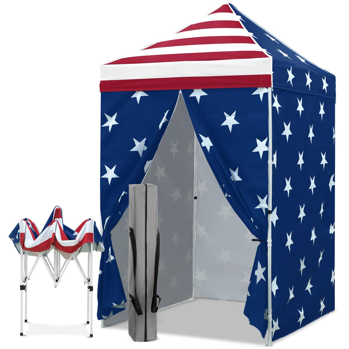 5x5 Instant Canopy with 4-Side Wall Panels - Eagle Peak®