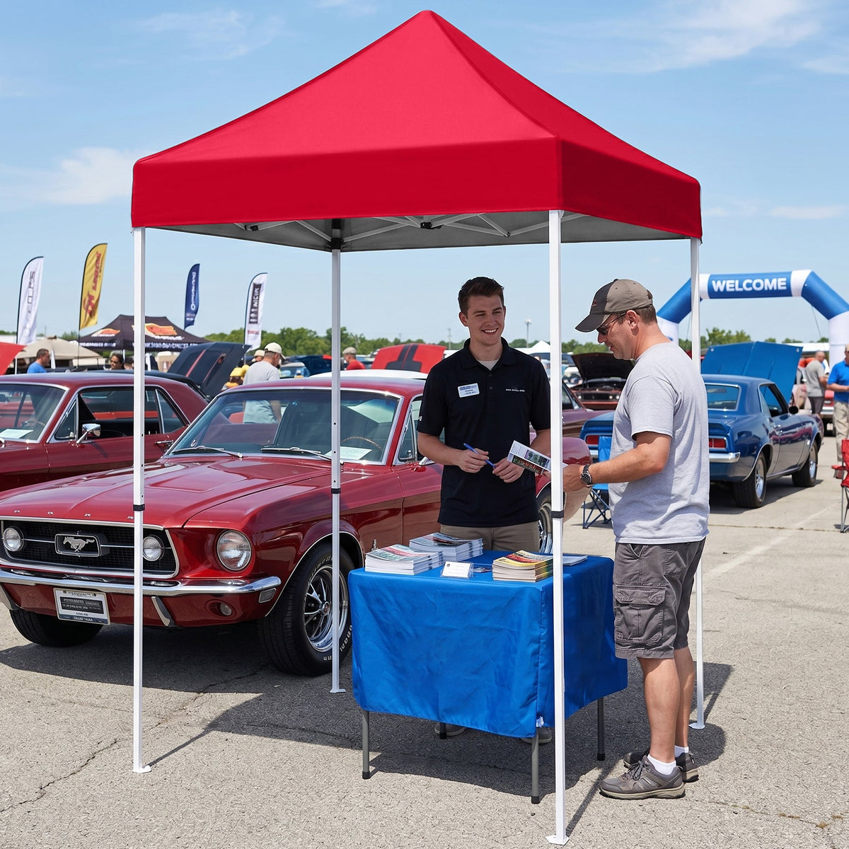 5x5 Pop Up Canopy Tent - Eagle Peak®