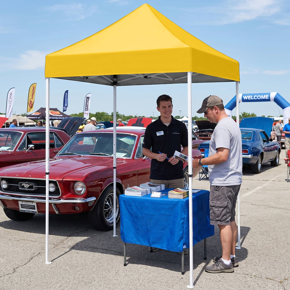 5x5 Pop Up Canopy Tent - Eagle Peak®
