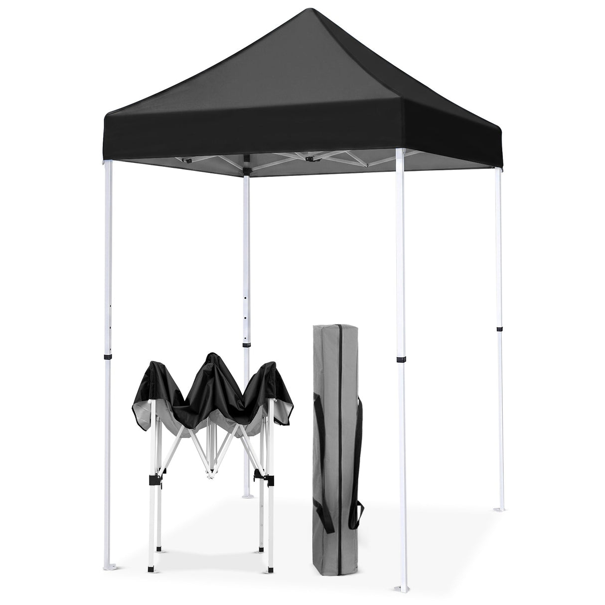 5x5 Pop Up Canopy Tent Instant Straight Leg Outdoor Canopy Easy Set-up - Eagle Peak®