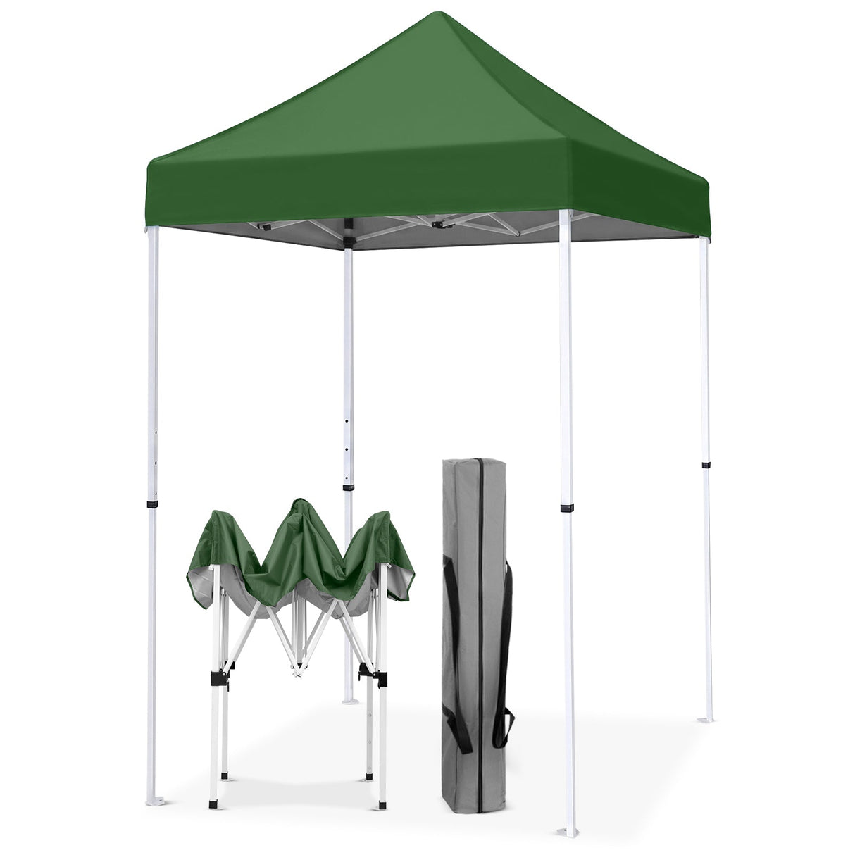 5x5 Pop Up Canopy Tent Instant Straight Leg Outdoor Canopy Easy Set-up - Eagle Peak®