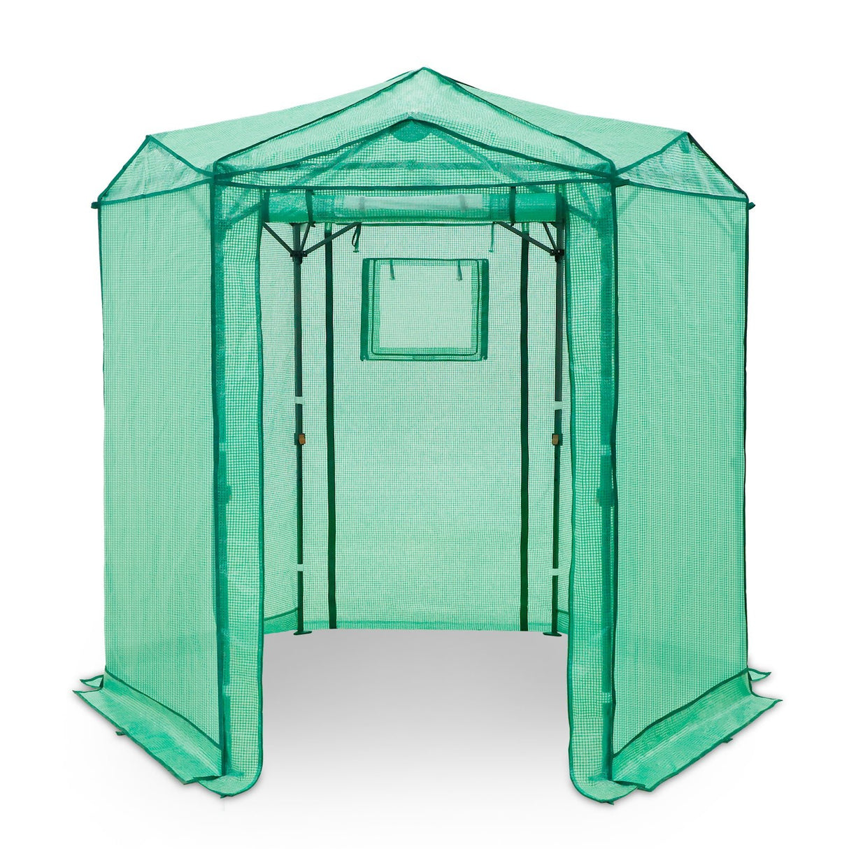 6.6x6.6 ft Hexagon Pop up Greenhouse - Eagle Peak Custom Canopy Tent