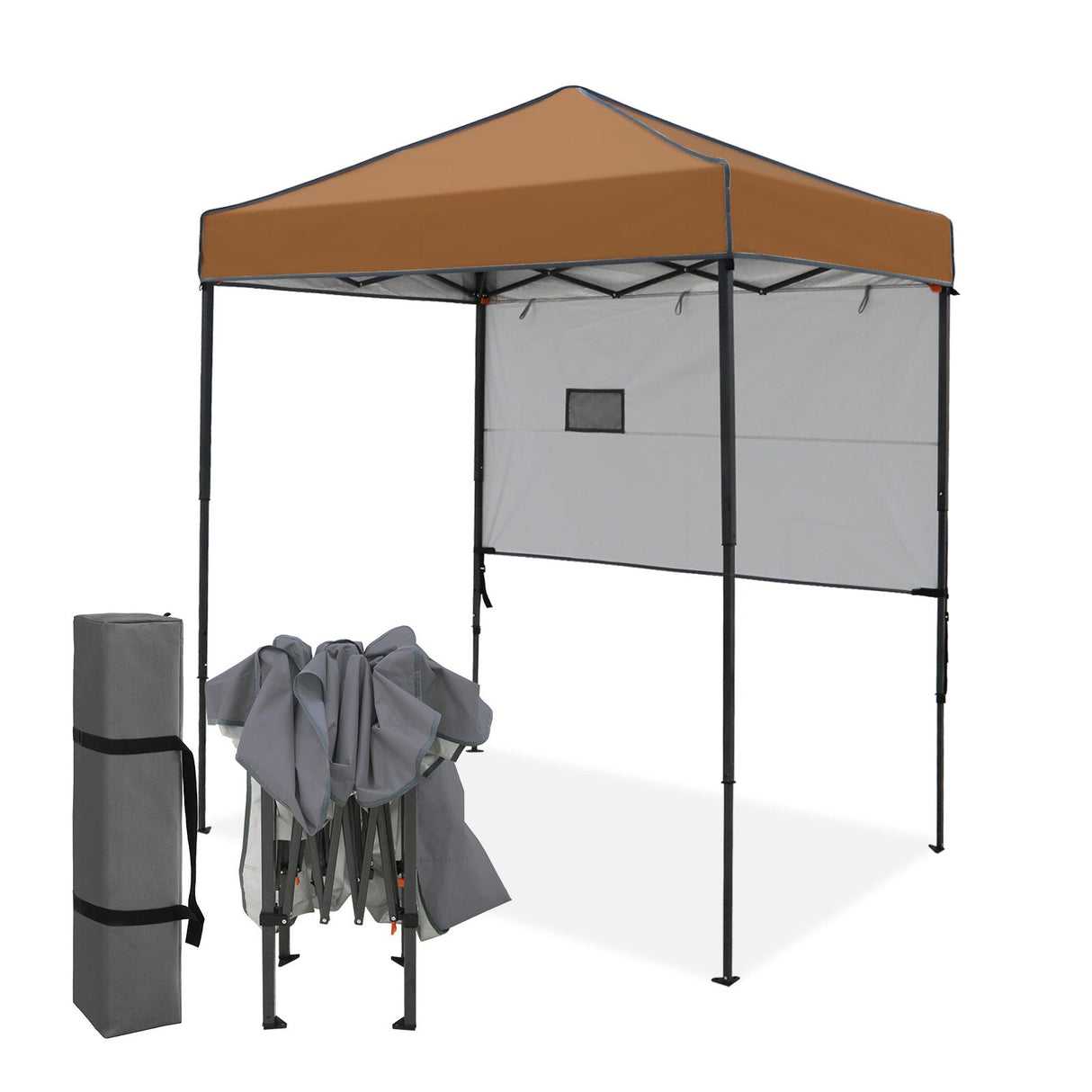 6x4 ft Instant Pop Up Canopy with Adjustable Sun Wall - Eagle Peak Custom Canopy Tent