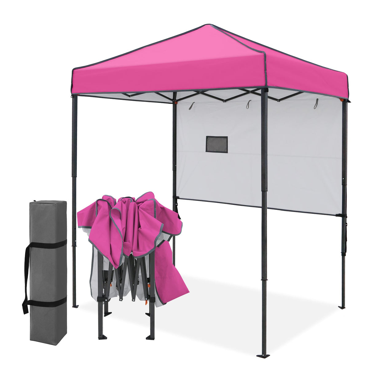 6x4 ft Instant Pop Up Canopy with Adjustable Sun Wall - Eagle Peak®