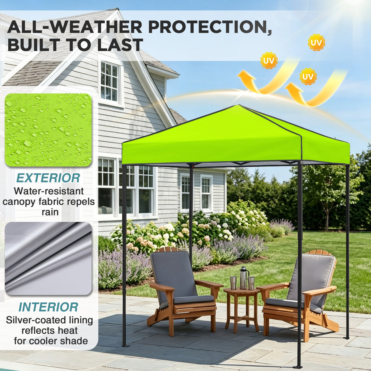 6x4 Instant Pop Up Canopy Tent - Eagle Peak®