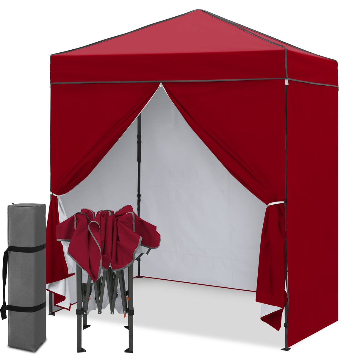 6x4 Instant Pop Up Canopy Tent with 4 Sidewalls - Eagle Peak®