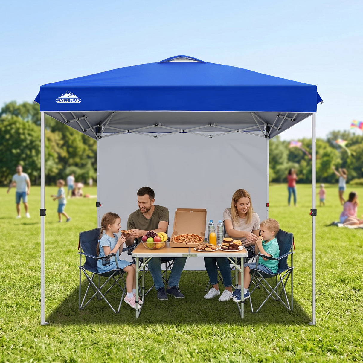 8x8 Pop Up Canopy Tent with 1 Sidewall
