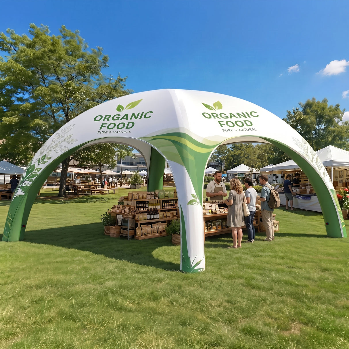 Custom Inflatable Event Tent with Logo, Spider Tent