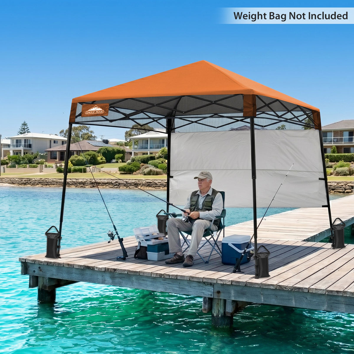 8X8 Pop Up Canopy Tent, Compact Backpack Canopy - Eagle Peak®