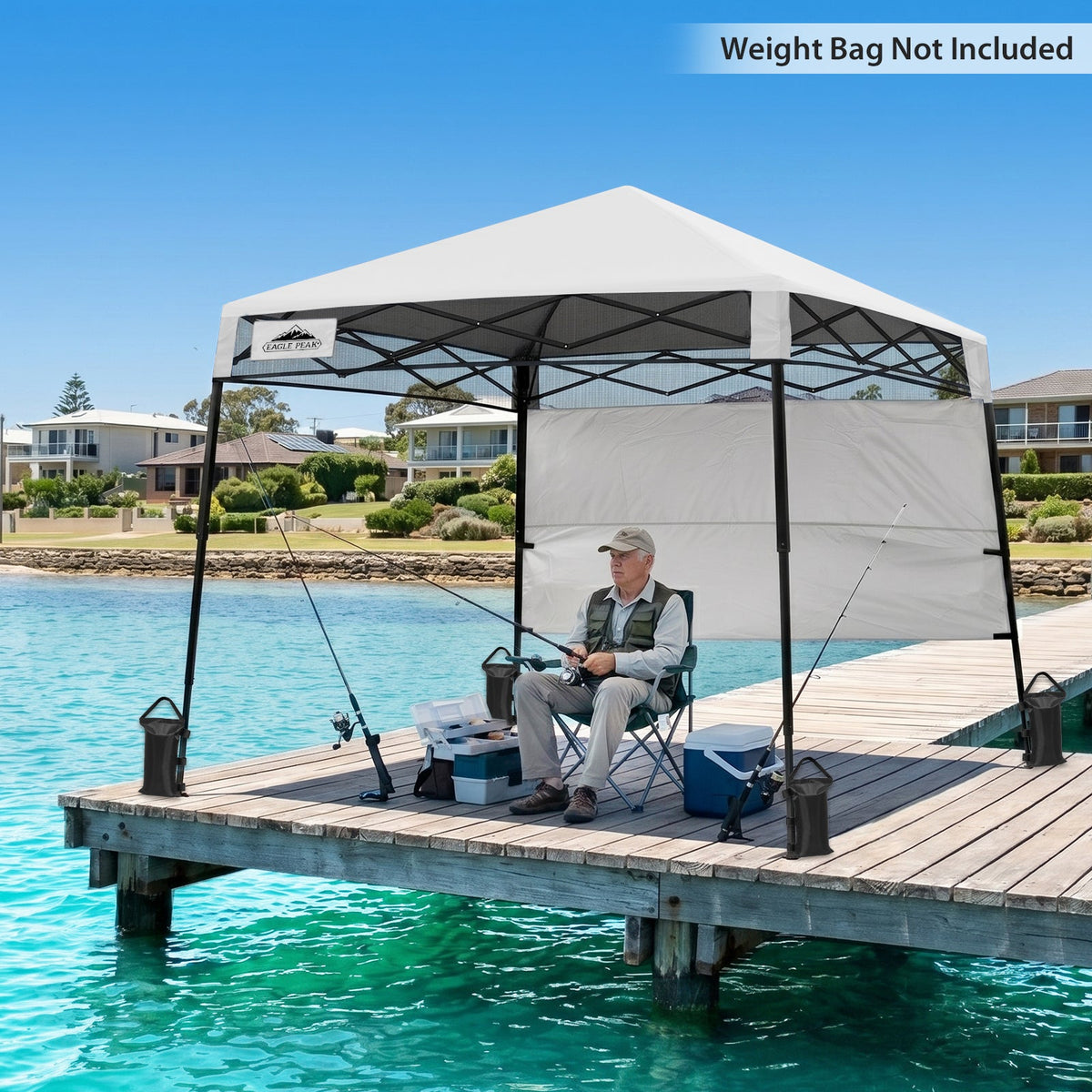 8X8 Pop Up Canopy Tent, Compact Backpack Canopy - Eagle Peak®