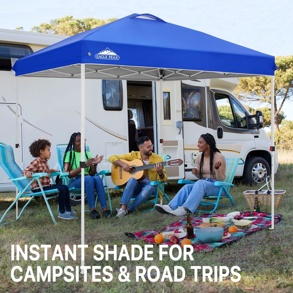 8x8 Pop Up Canopy Tent Easy Up Canopy Outdoor - Eagle Peak®