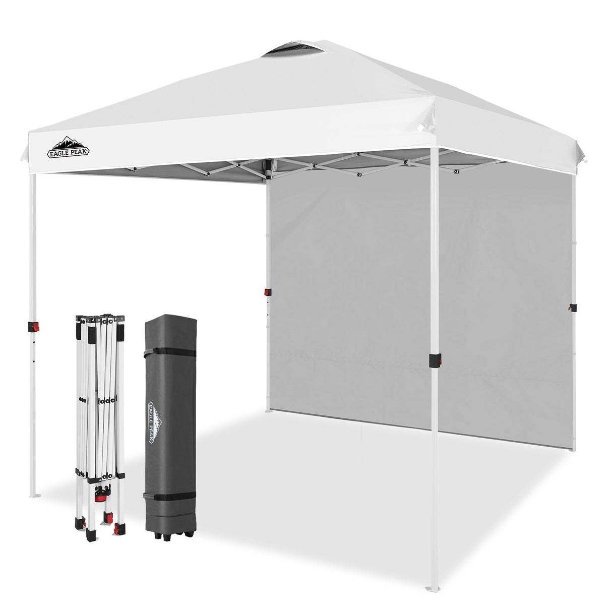 8x8 Pop Up Canopy Tent with 1 Sidewall - Eagle Peak®