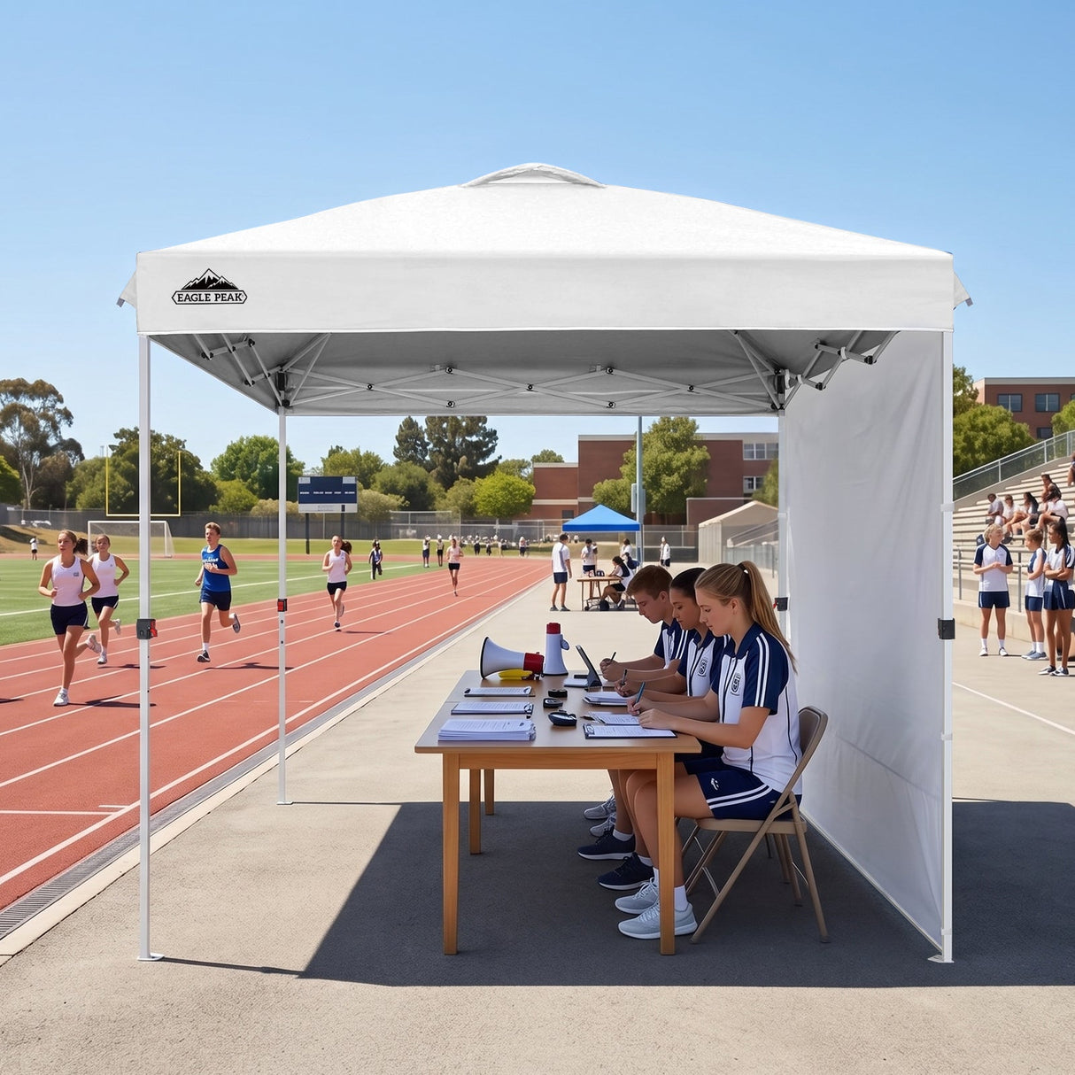 8x8 Pop Up Canopy Tent with 1 Sidewall - Eagle Peak®