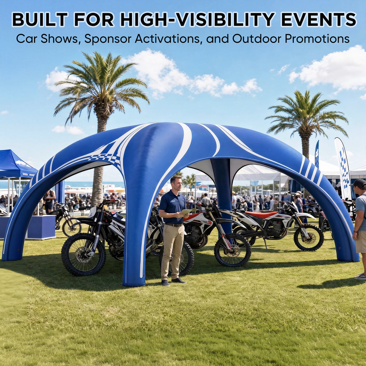 Custom Inflatable Event Tent with Logo, Spider Tent