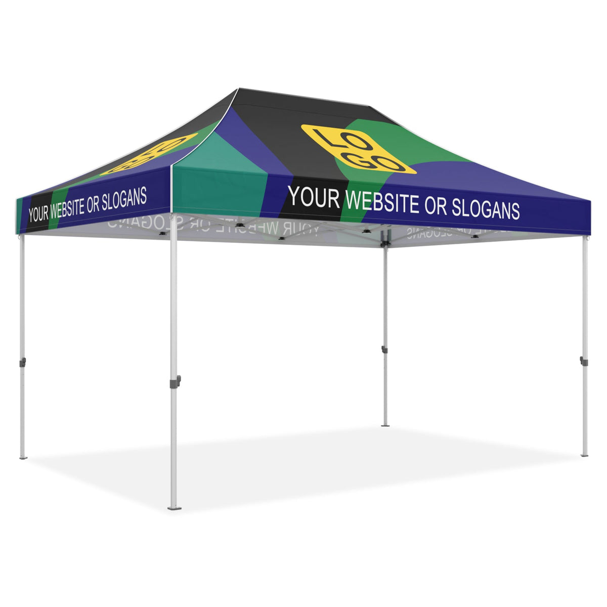 Custom Canopy Tent 10x15 with Logo, Custom Vendor Tent - Eagle Peak®
