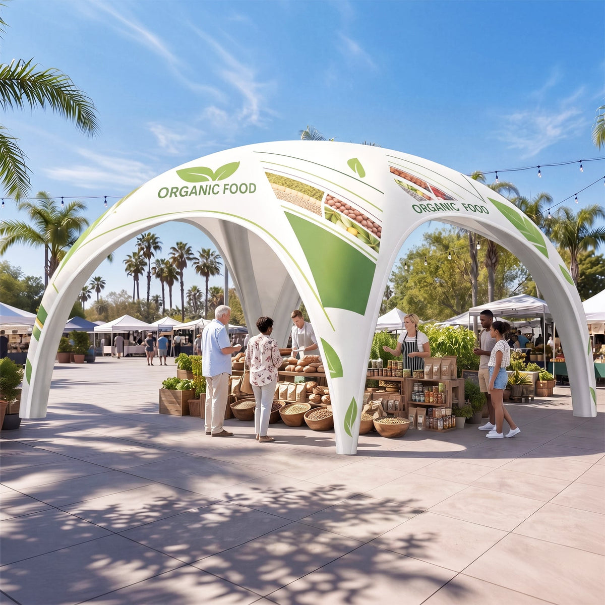 Custom Inflatable Event Tent with Logo, Igloo Tent - Eagle Peak®