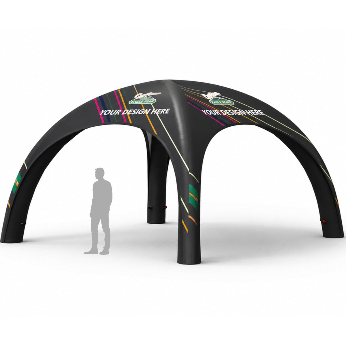 Custom Inflatable Event Tent with Logo, Spider Tent - Eagle Peak®