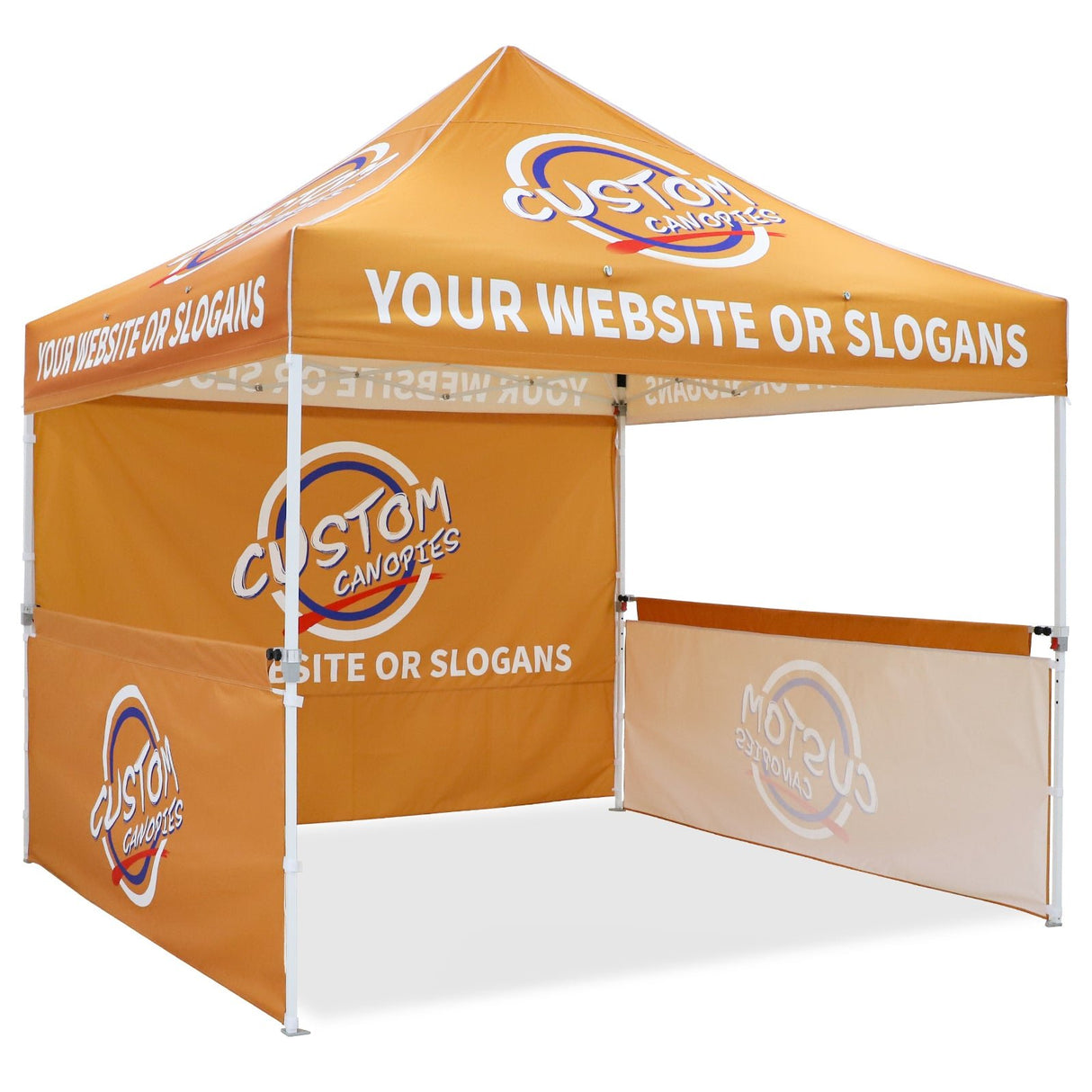 EAGLE PEAK CP100 Steel Square Leg Heavy Duty Commercial Custom Canopy Tent 10x10 - CLICK TO CONFIGURE - Package Prices Start at $599.00 - Eagle Peak Custom Canopy Tent