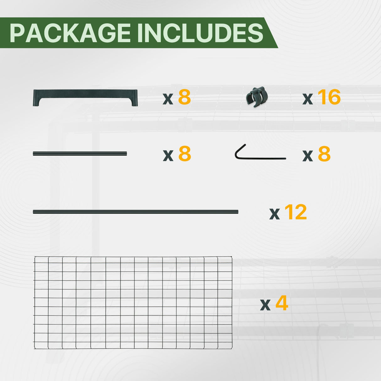 EAGLE PEAK Greenhouse Shelving Staging Double 2 Tier, Outdoor / Indoor Plant Shelves, 27" x 19" x 16", Green - Eagle Peak Canopy and Outdoor Products