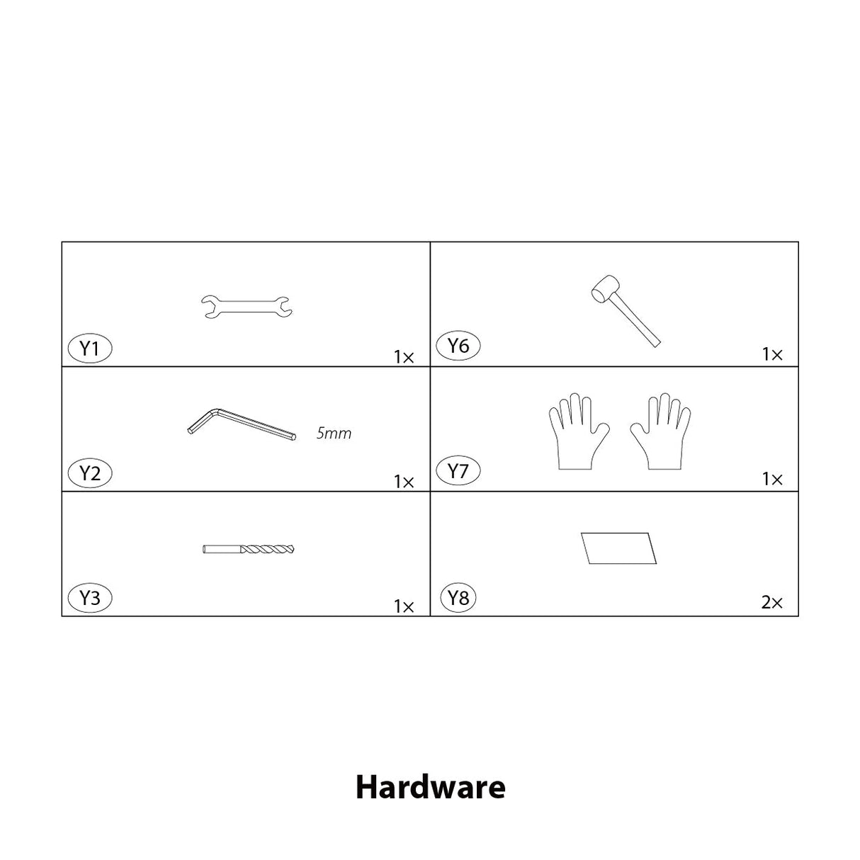EP-SSP15-Hardware Kit - Eagle Peak®