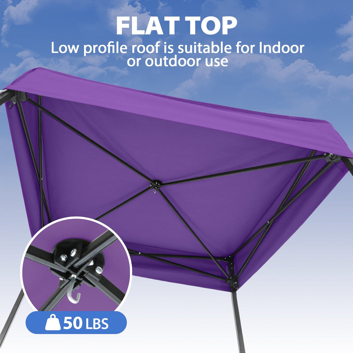 Flat Top 4x4 Pop-up Canopy Changing Room - Eagle Peak®