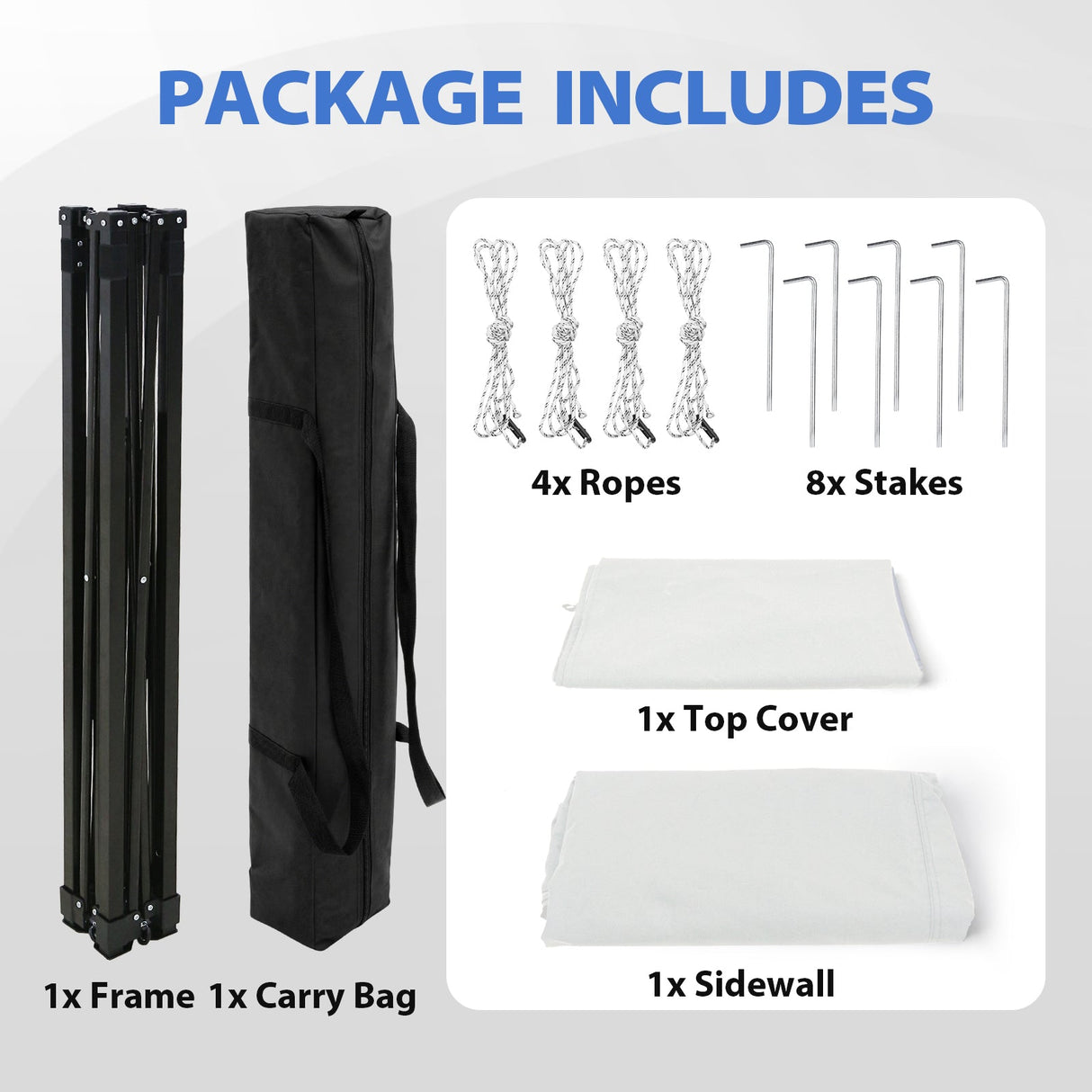 Flat Top 4x4 Pop-up Canopy Changing Room - Eagle Peak®