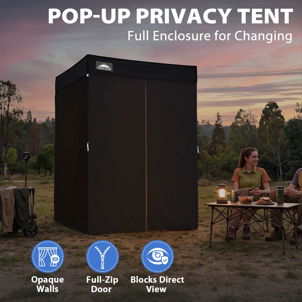 Flex Compact 5x5 Pop-up Canopy Changing Room - Eagle Peak®