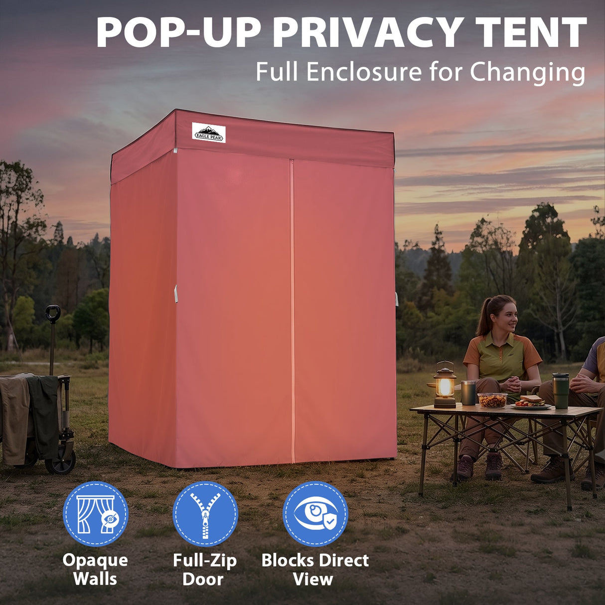 Flex Compact 5x5 Pop-up Canopy Changing Room - Eagle Peak®