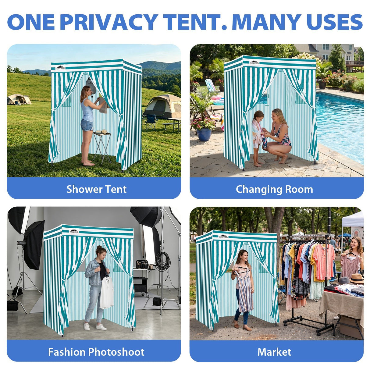 Flex Compact 5x5 Pop-up Canopy Changing Room - Eagle Peak®