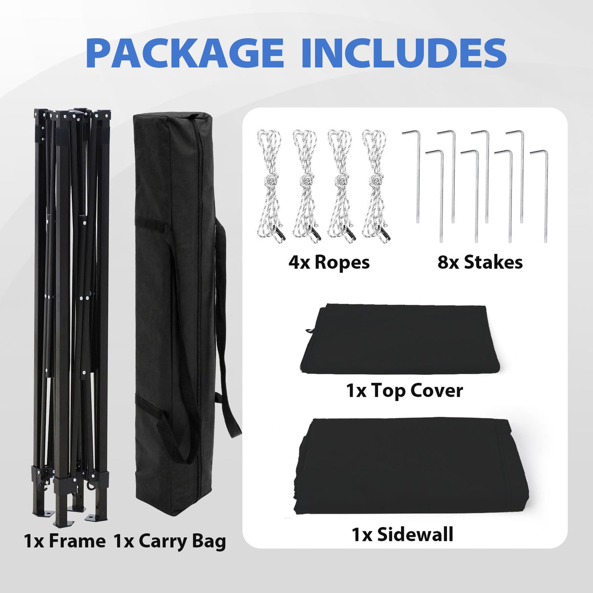 Flex Compact 5x5 Pop-up Canopy Changing Room - Eagle Peak®