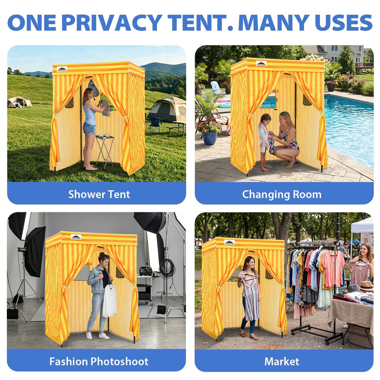 Flex Compact 5x5 Pop-up Canopy Changing Room - Eagle Peak®
