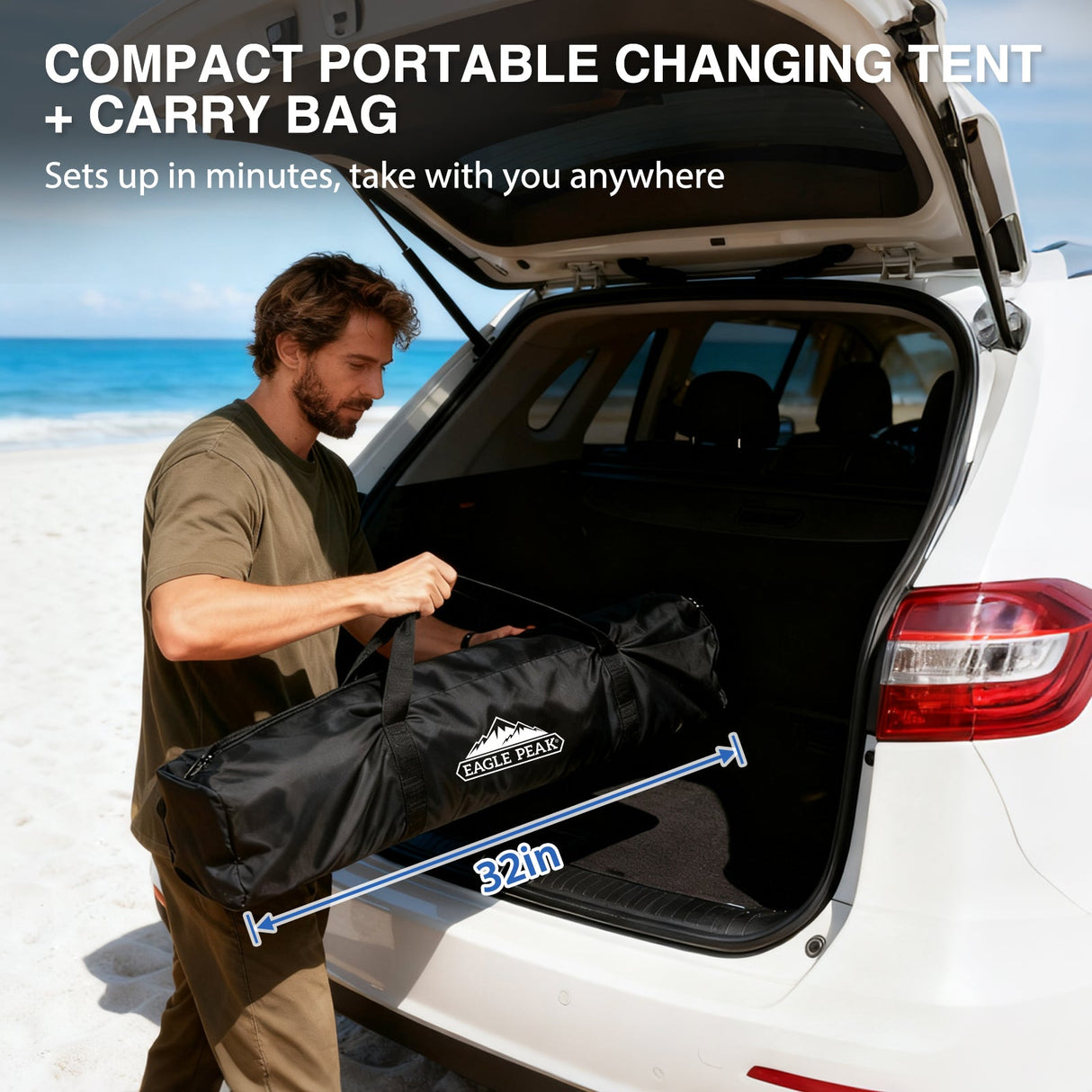 Flex Ultra Compact 4x4 Changing Room - Eagle Peak Custom Canopy Tent