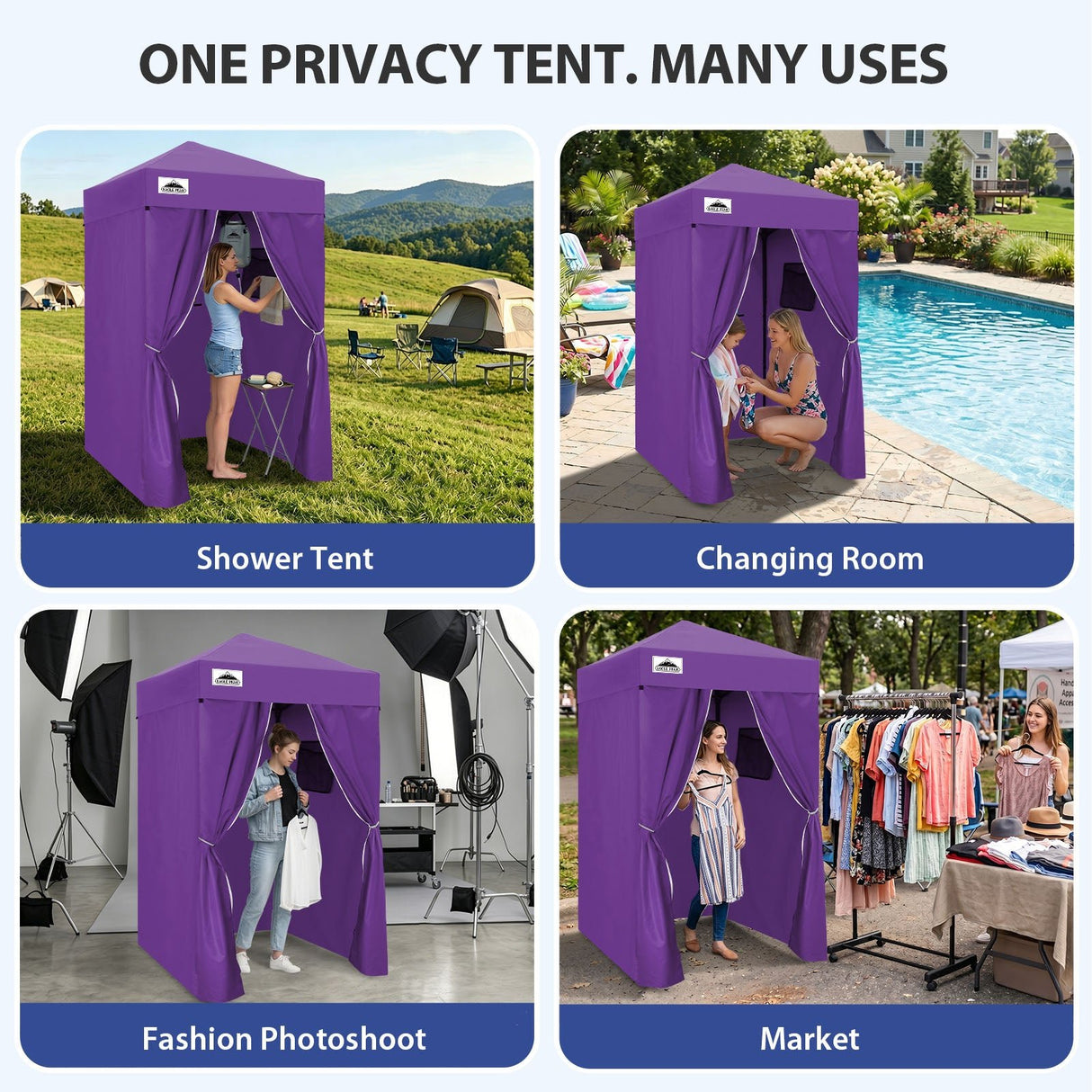Flex Ultra Compact 4x4 Pop Up Changing Room Canopy - Eagle Peak®
