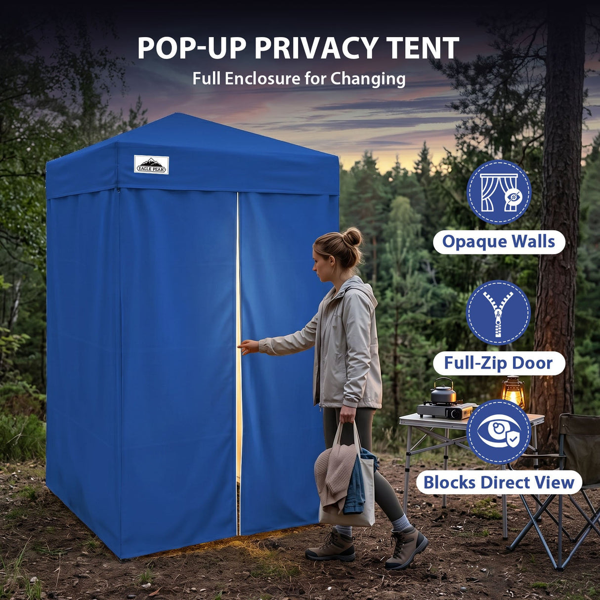 Flex Ultra Compact 4x4 Pop Up Changing Room Canopy - Eagle Peak®