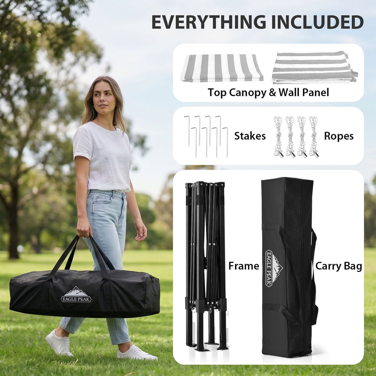 Flex Ultra Compact 4x4 Pop Up Changing Room Canopy - Eagle Peak®
